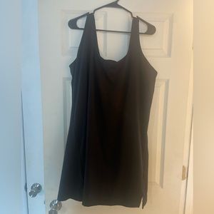 PowerSoft Sleeveless Shelf-Bra Support Dress for Women